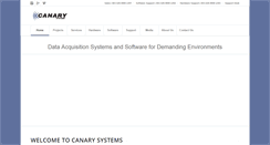 Desktop Screenshot of canarysystems.com
